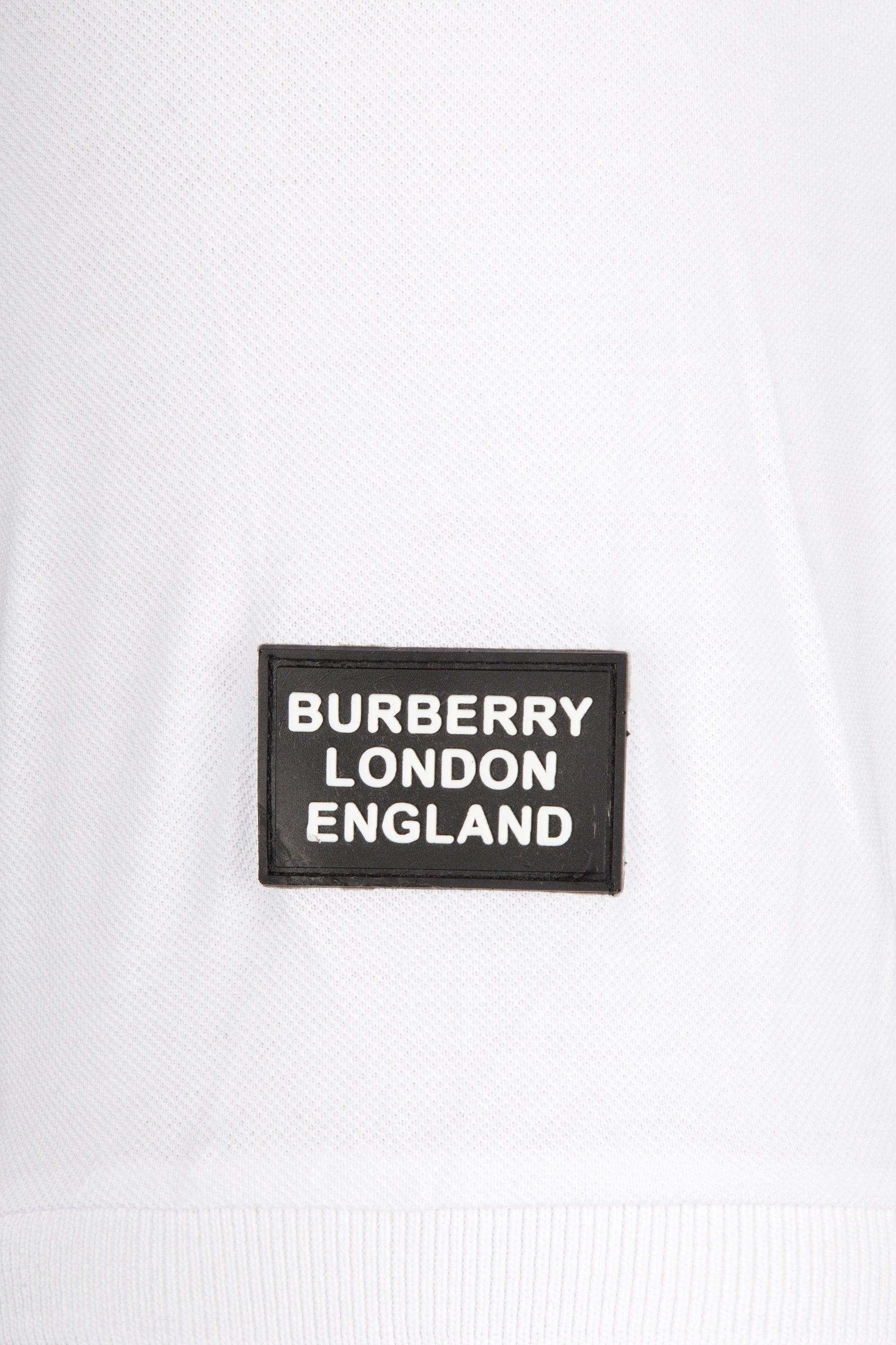 Burberry White Polo Shirt - Giltenergy